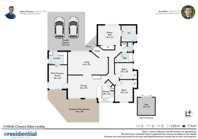 Floorplan of Homely house listing, 2 Hillside Crescent, Edens Landing QLD 4207