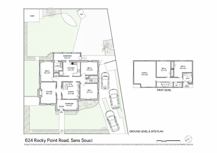 Floorplan of Homely house listing, 624 Rocky Point Road, Sans Souci NSW 2219