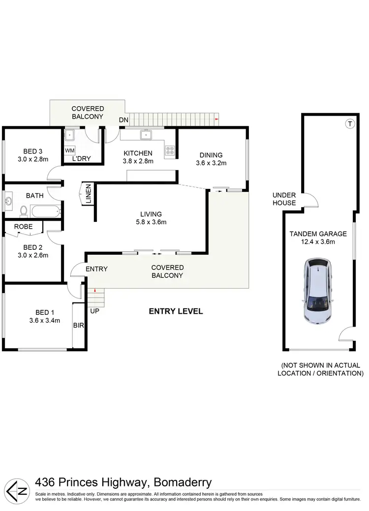 Floorplan of Homely house listing, 436 Princes Highway, Bomaderry NSW 2541