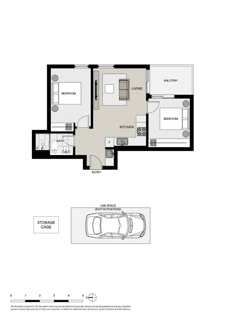 Floorplan of Homely apartment listing, 206/19-21 Poplar Street, Box Hill VIC 3128