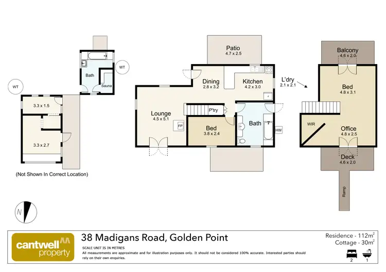 Floorplan of Homely house listing, 38 Madigans Road, Chewton VIC 3451