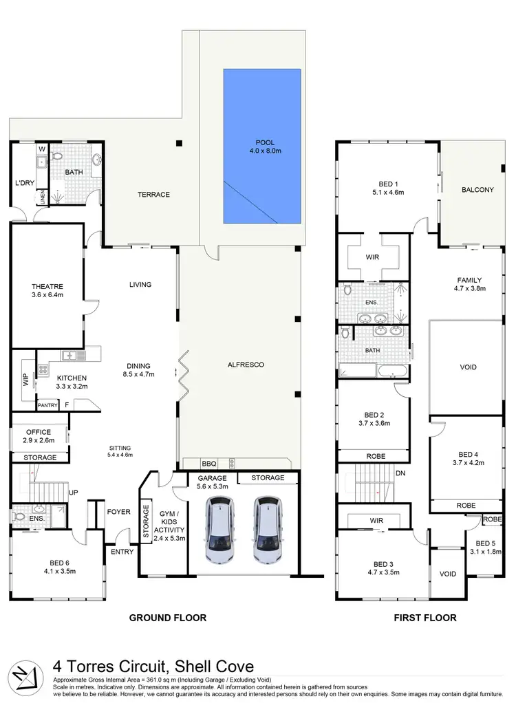 Floorplan of Homely house listing, 4 Torres Circuit, Shell Cove NSW 2529