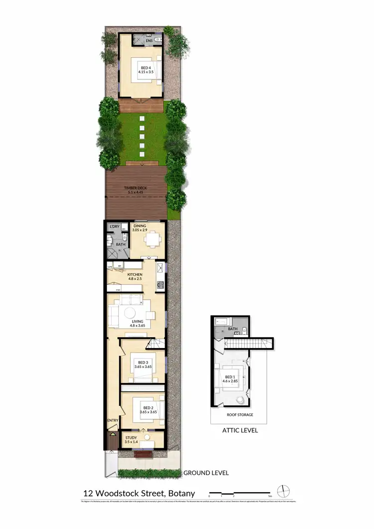 Floorplan of Homely house listing, 12 Woodstock Street, Botany NSW 2019