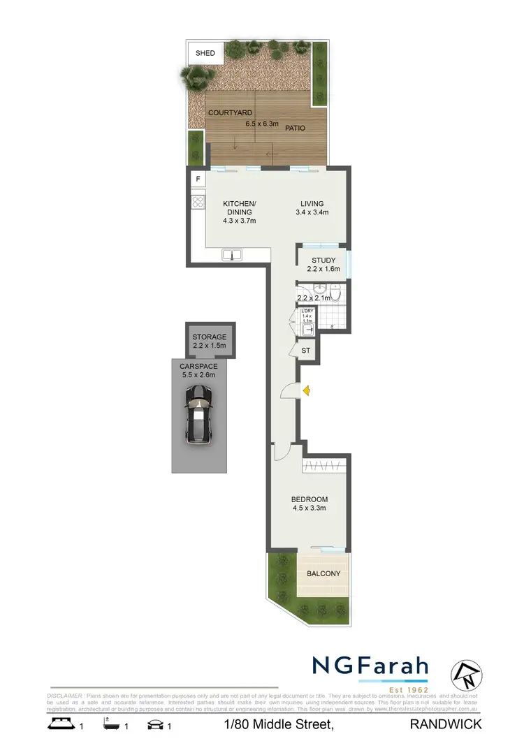 Floorplan of Homely apartment listing, 1/80 Middle Street, Randwick NSW 2031