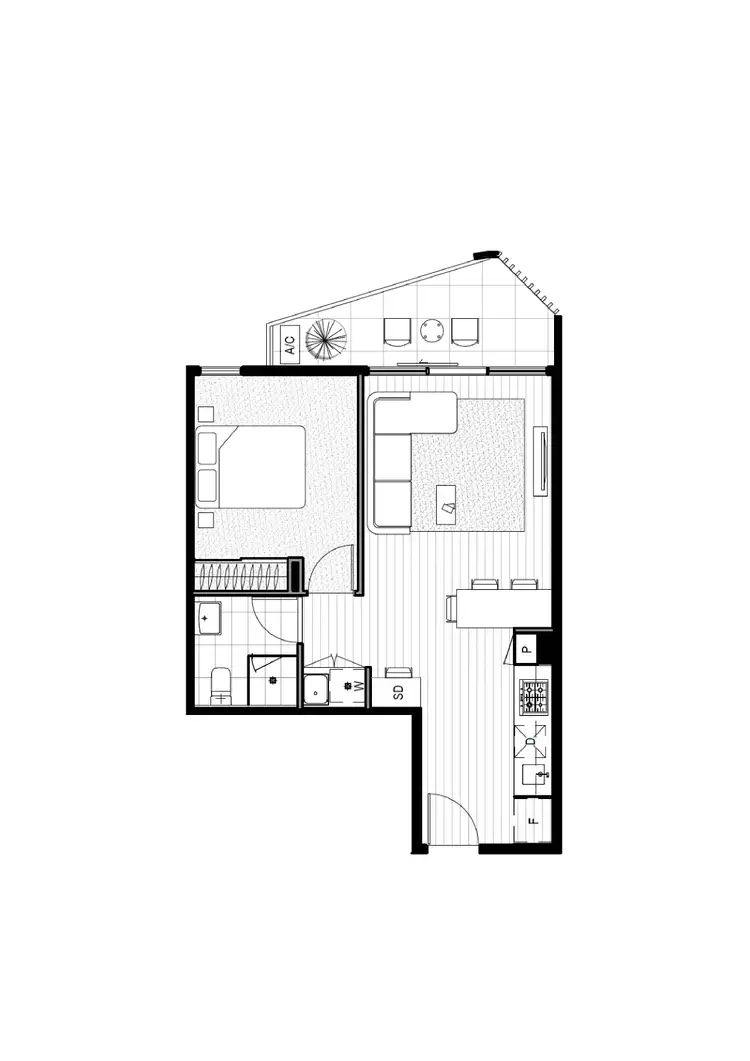 Floorplan of Homely apartment listing, 506C/3 Snake Gully Drive, Bundoora VIC 3083