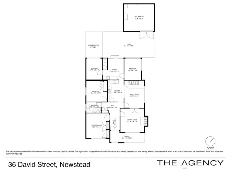 Floorplan of Homely house listing, 36 David Street, Newstead TAS 7250