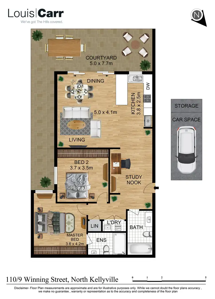 Floorplan of Homely apartment listing, 110/9 Winning Street, North Kellyville NSW 2155