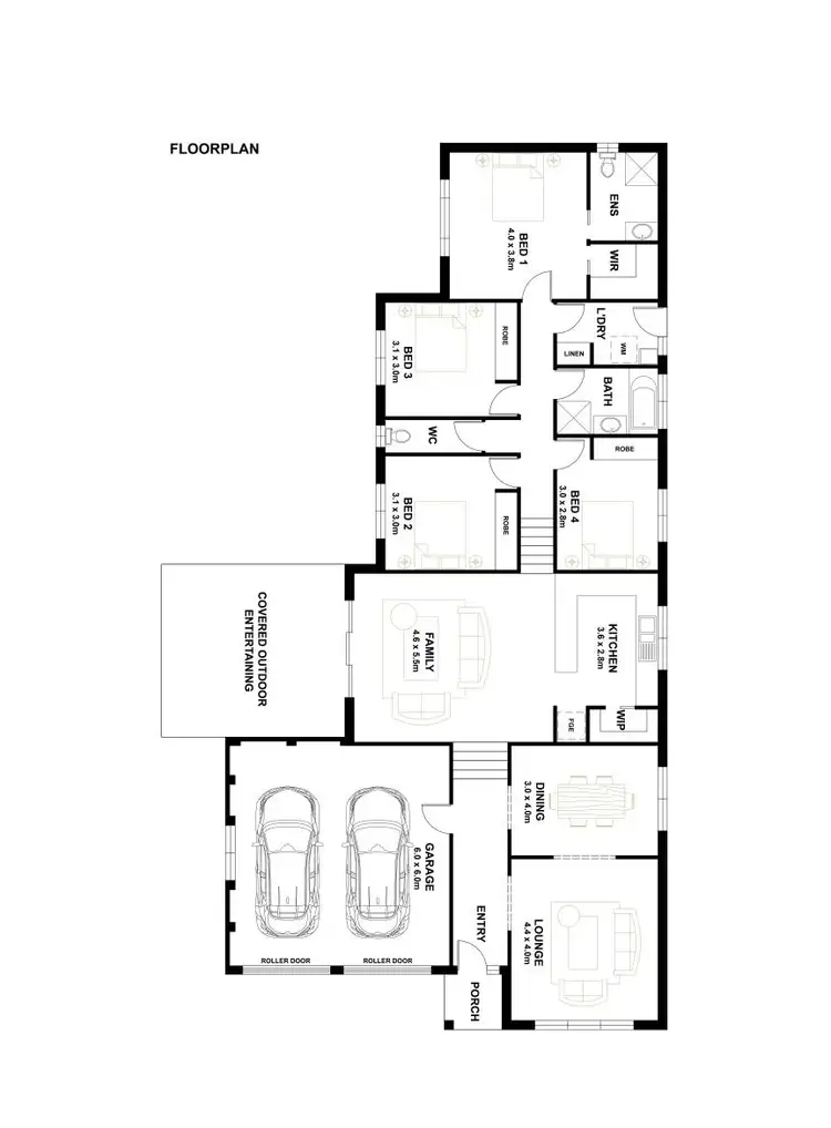 Floorplan of Homely house listing, 20 Burbidge Crescent, Palmerston ACT 2913
