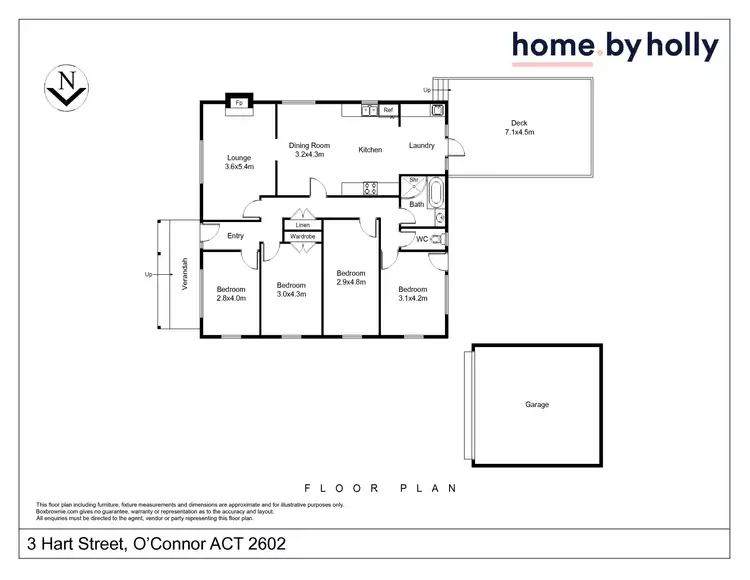 Floorplan of Homely house listing, 3 Hart Street, O'connor ACT 2602