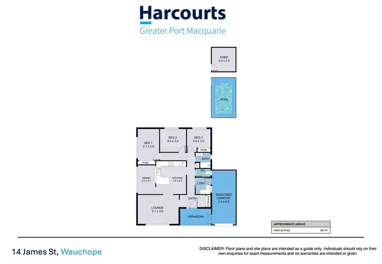 Floorplan of Homely house listing, 14 James Street, Wauchope NSW 2446