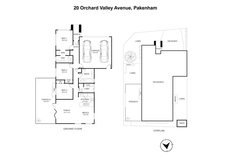 Floorplan of Homely house listing, 20 Orchard Valley Avenue, Pakenham VIC 3810