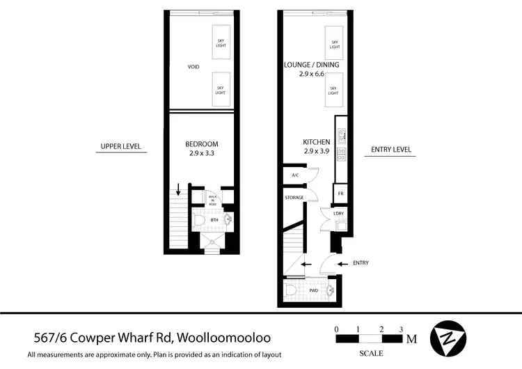 Floorplan of Homely apartment listing, 567/6 Cowper Wharf Roadway, Woolloomooloo NSW 2011