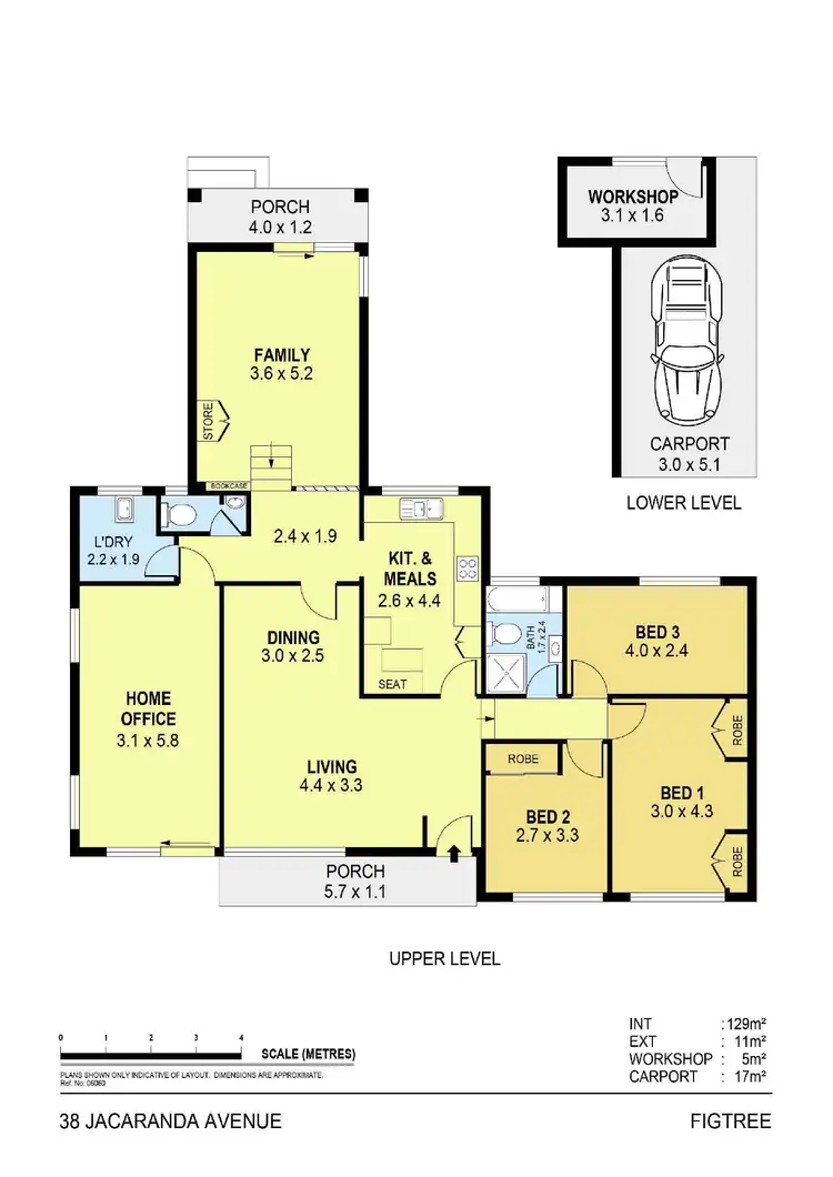 Floorplan of Homely house listing, 38 Jacaranda Avenue, Figtree NSW 2525