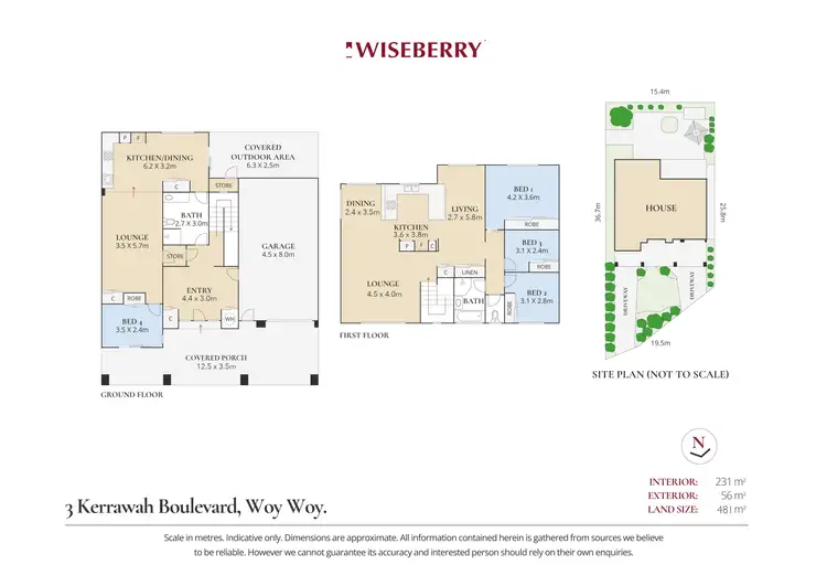 Floorplan of Homely house listing, 3 Kerrawah Boulevard, Woy Woy NSW 2256