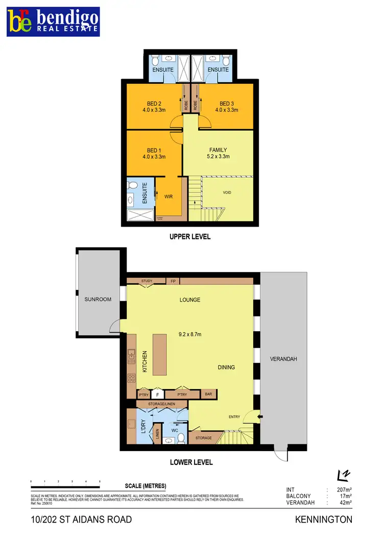 Floorplan of Homely house listing, 10/202 St Aidans Road, Kennington VIC 3550