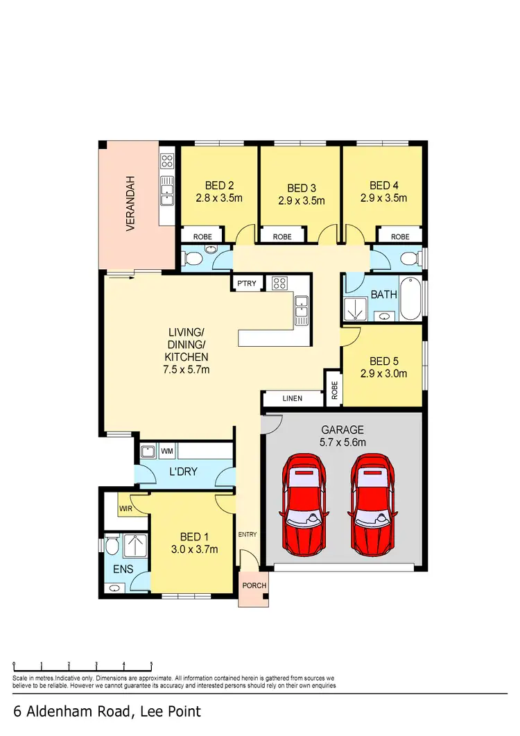 Floorplan of Homely house listing, 6 Aldenham Road, Muirhead NT 810