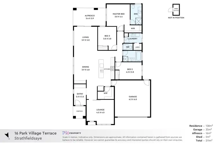 Floorplan of Homely house listing, 16 Park Village Terrace, Strathfieldsaye VIC 3551