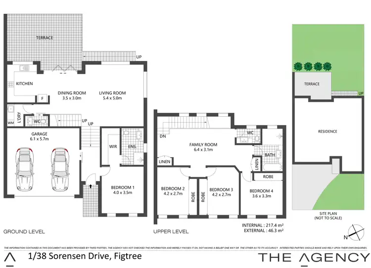 Floorplan of Homely semi-detached listing, 1/38 Sorensen Drive, Figtree NSW 2525