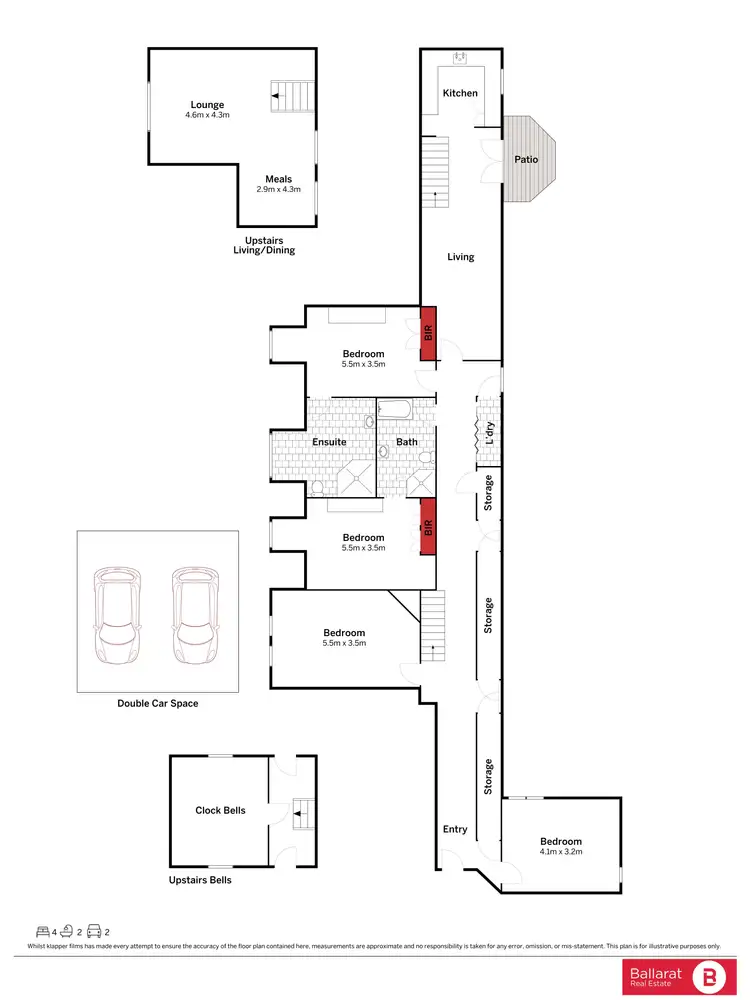 Floorplan of Homely apartment listing, 28/300 Gillies Street North, Wendouree VIC 3355