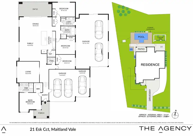 Floorplan of Homely house listing, 21 Esk Circuit, Maitland Vale NSW 2320