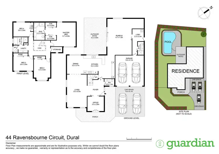 Floorplan of Homely house listing, 44 Ravensbourne Circuit, Dural NSW 2158
