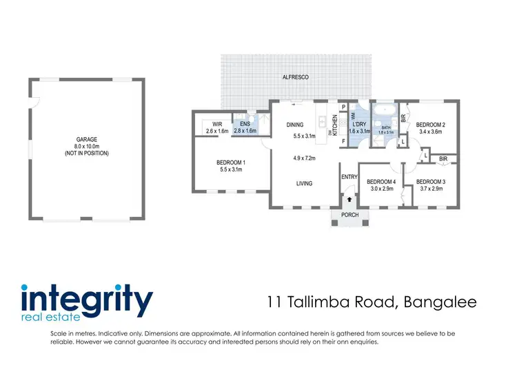 Floorplan of Homely house listing, 11 Tallimba Road, Bangalee NSW 2541