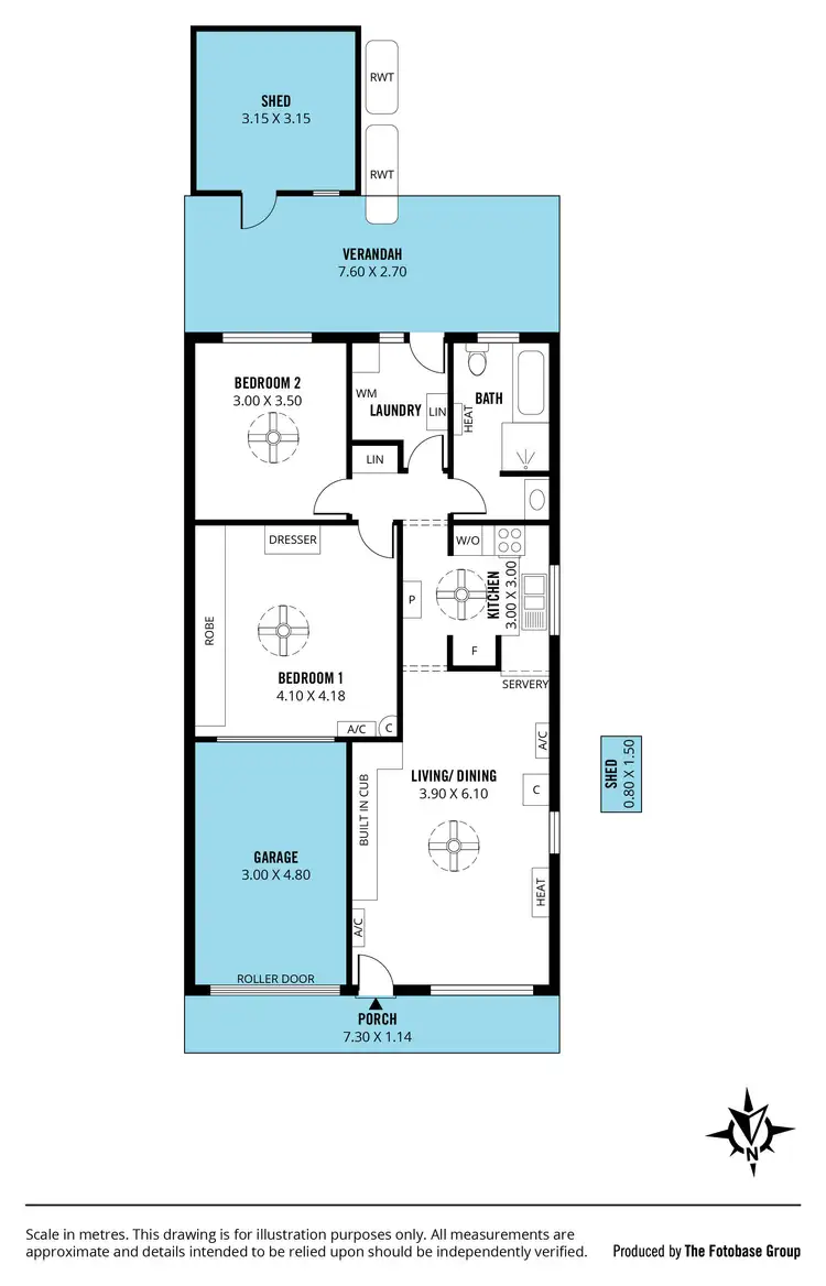 Floorplan of Homely unit listing, 3/235 Brodie Road, Morphett Vale SA 5162