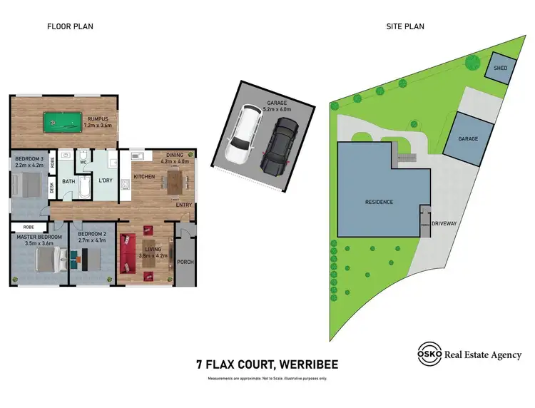 Floorplan of Homely house listing, 7 Flax Court, Werribee VIC 3030