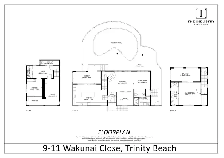 Floorplan of Homely house listing, 9-11 Wakunai Close, Trinity Beach QLD 4879