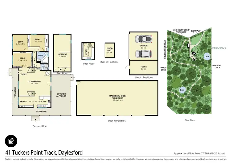 Floorplan of Homely house listing, 41 Tuckers Point Track, Daylesford VIC 3460