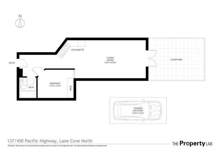 Floorplan of Homely apartment listing, 137/450 Pacific Highway, Lane Cove North NSW 2066
