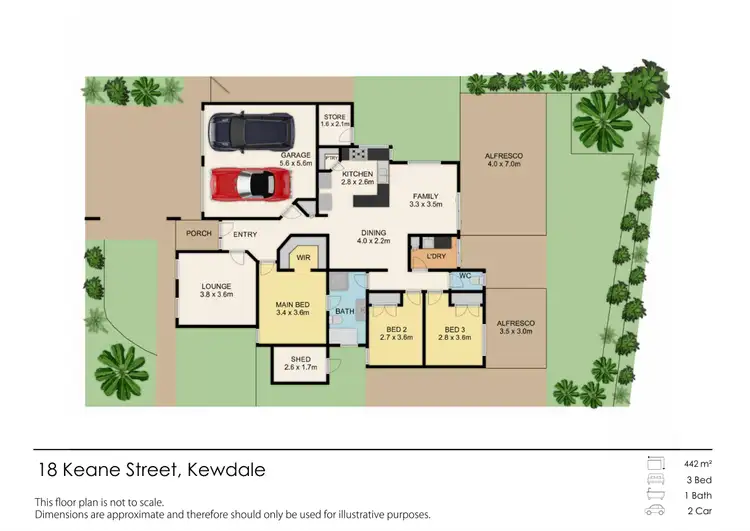 Floorplan of Homely house listing, 18 Keane Street, Kewdale WA 6105