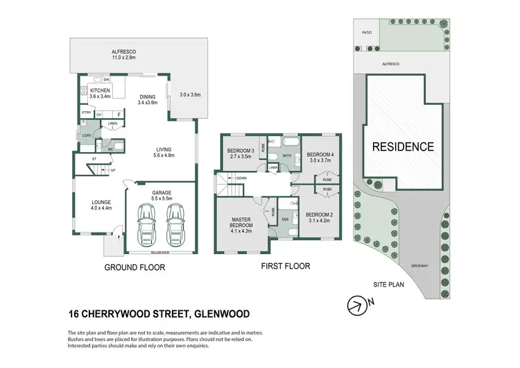 Floorplan of Homely house listing, 16 Cherrywood Street, Glenwood NSW 2768