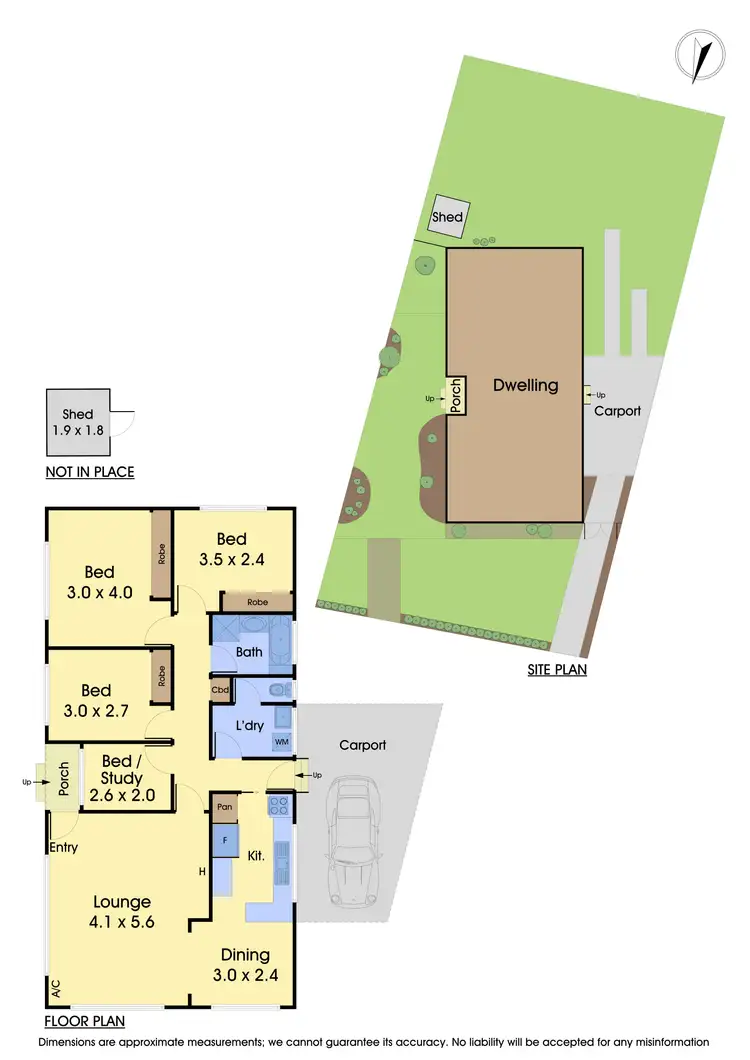 Floorplan of Homely house listing, 34 Noordenne Avenue, Seaholme VIC 3018