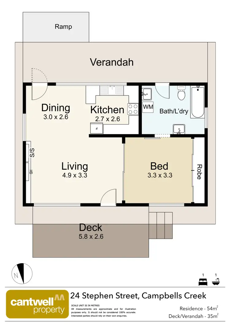 Floorplan of Homely house listing, 24 Stephen Street, Campbells Creek VIC 3451
