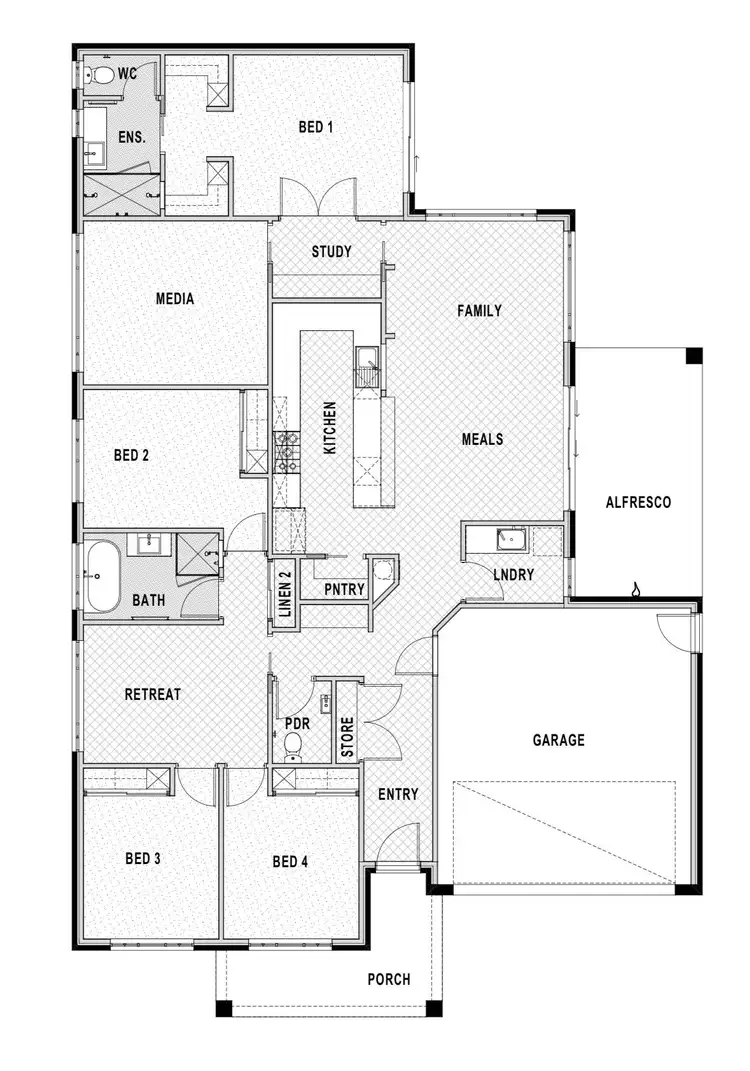 Floorplan of Homely house listing, 39 Bowerbird Court, Thurgoona NSW 2640