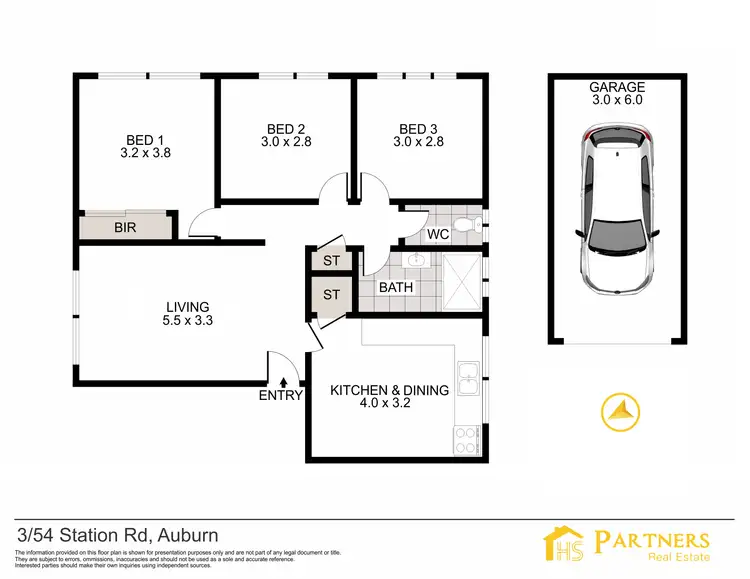 Floorplan of Homely unit listing, 3/54 Station Road, Auburn NSW 2144