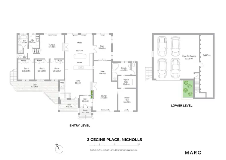 Floorplan of Homely house listing, 3 Cecins Place, Nicholls ACT 2913