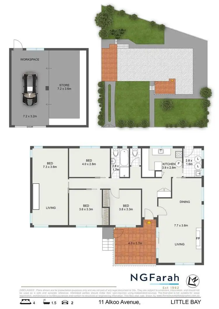 Floorplan of Homely house listing, 11 Alkoo Avenue, Little Bay NSW 2036