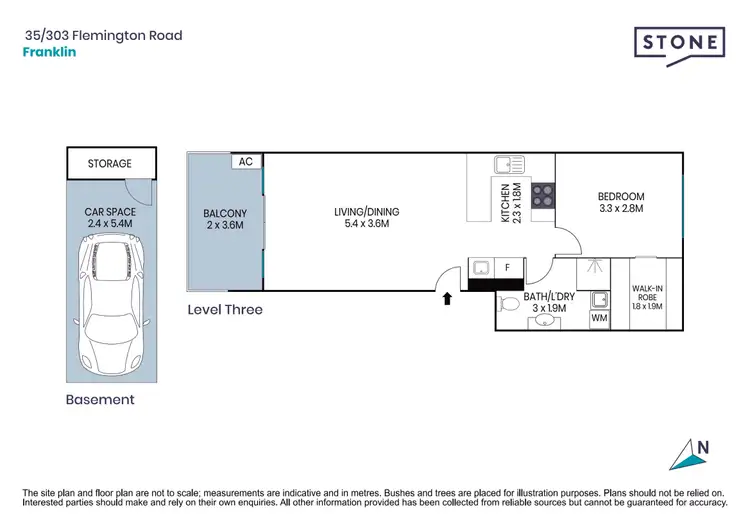 Floorplan of Homely apartment listing, 35/303 Flemington Road, Franklin ACT 2913
