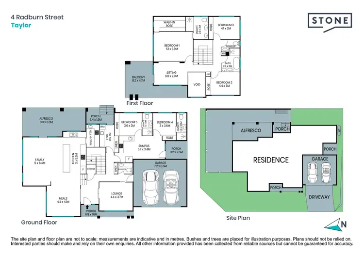 Floorplan of Homely house listing, 4 Radburn Street, Taylor ACT 2913