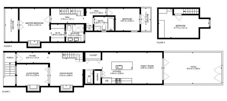 Floorplan of Homely terrace listing, 14 Norfolk Street, Paddington NSW 2021