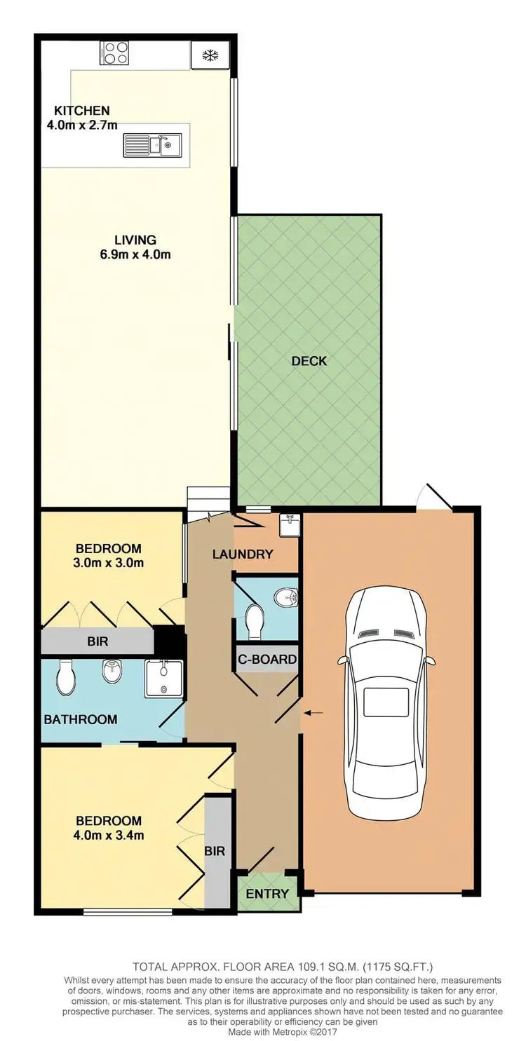 Floorplan of Homely townhouse listing, 10 Goble Way, Croydon VIC 3136