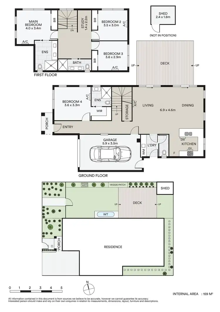 Floorplan of Homely townhouse listing, 6 Russ Street, Clayton South VIC 3169