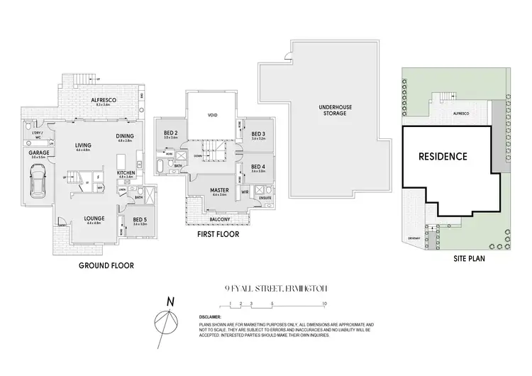 Floorplan of Homely semi-detached listing, 9 Fyall Street, Ermington NSW 2115