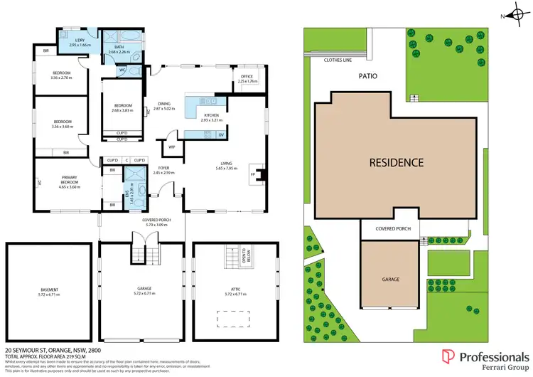Floorplan of Homely house listing, 20 Seymour Street, Orange NSW 2800