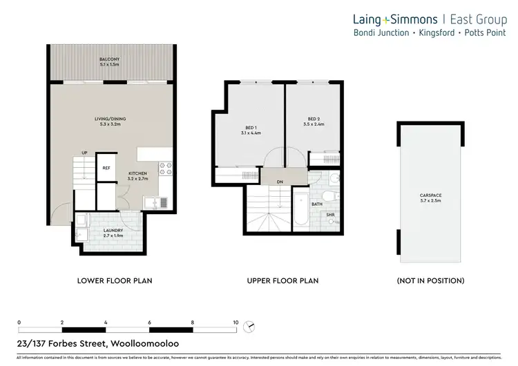 Floorplan of Homely apartment listing, 23/137 Forbes Street, Woolloomooloo NSW 2011