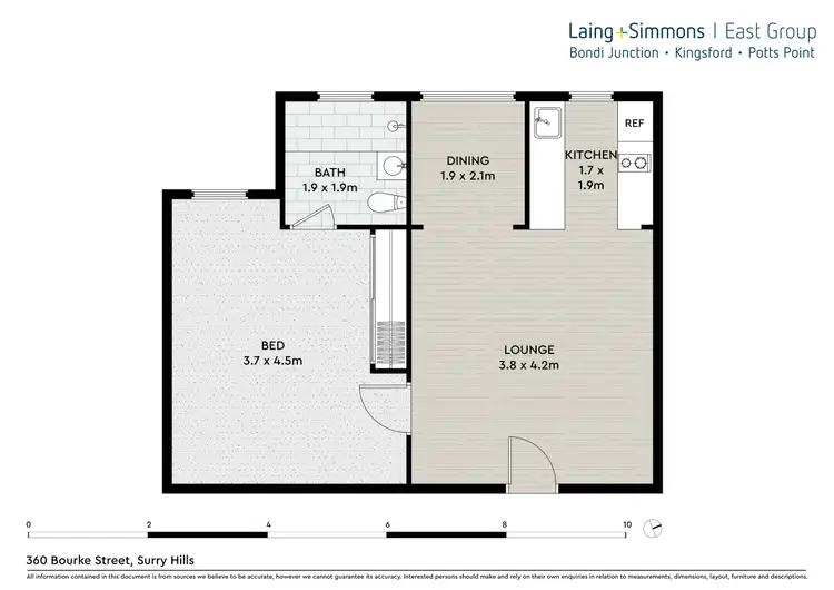 Floorplan of Homely unit listing, 24/360-364 Bourke Street, Surry Hills NSW 2010