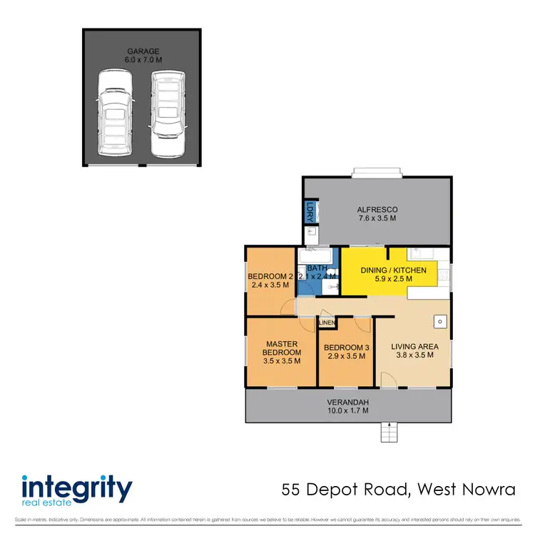 Floorplan of Homely house listing, 55 Depot Road, West Nowra NSW 2541