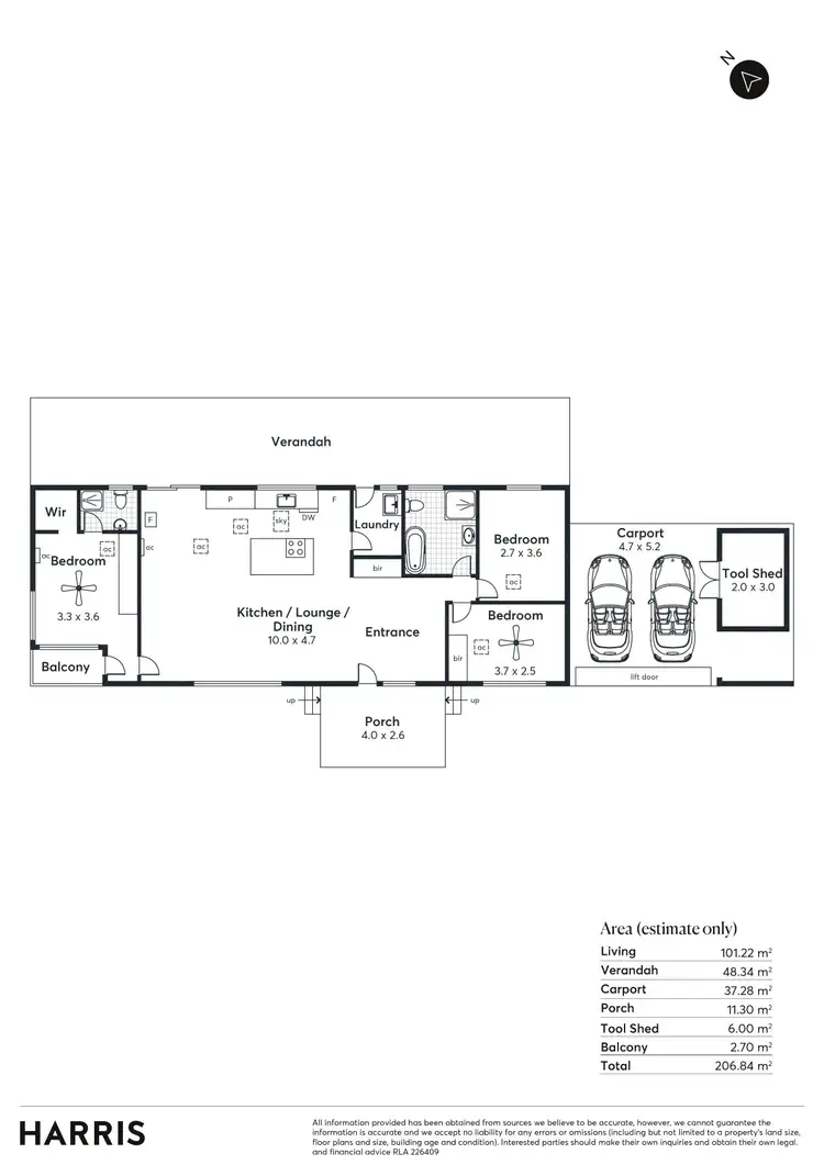Floorplan of Homely house listing, 11 Rowlands Hill Road, Coromandel Valley SA 5051